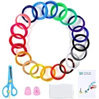 Los mejores  - Filamento PLA para Lápiz 3D- 3D Pluma Filamento 20 Colores 1.75MM PLA- Total 330 Pies Filamento PLA for 3D Printer